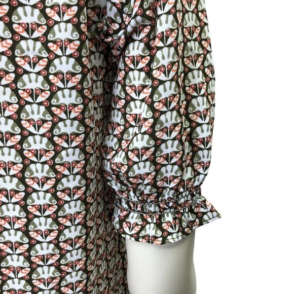 MAX EDITION $88 RUFFLE SLEEVE & NECKLINE MD NEW WITH TAG - Picture 6 of 7